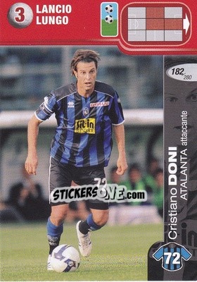 Sticker Cristiano Doni - Calciatori Challenge 2008-2009 - Panini