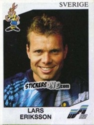 Sticker Lars Eriksson - UEFA Euro Sweden 1992 - Panini