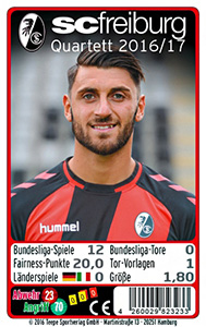 Album SC Freiburg Quartett 2016-2017

