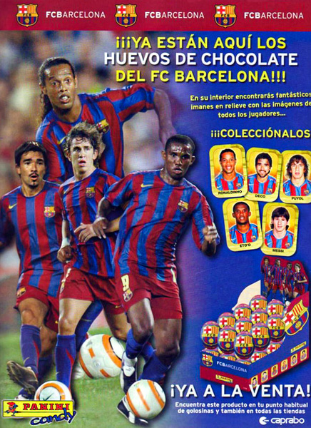 Album Huevo de Chocolate FC Barcelona 2005-2006
