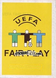 Figurina UEFA Fair Play - UEFA Euro Austria-Switzerland 2008 n. 2 - Panini