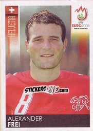 Cromo Alexander Frei - UEFA Euro Austria-Switzerland 2008 n. 69 - Panini
