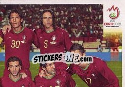 Cromo Team Photo - UEFA Euro Austria-Switzerland 2008 n. 100 - Panini