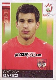 Sticker György Garics - UEFA Euro Austria-Switzerland 2008 n. 161 - Panini