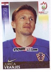 Cromo Jurica Vranjes - UEFA Euro Austria-Switzerland 2008 n. 188 - Panini