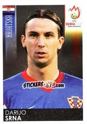 Figurina Darijo Srna - UEFA Euro Austria-Switzerland 2008 n. 191 - Panini