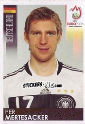 Figurina Per Mertesacker - UEFA Euro Austria-Switzerland 2008 n. 209 - Panini
