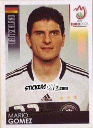 Cromo Mario Gomez - UEFA Euro Austria-Switzerland 2008 n. 224 - Panini