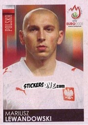 Sticker Mariusz Lewandowski - UEFA Euro Austria-Switzerland 2008 n. 243 - Panini