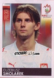 Figurina Euzebiusz Smolarek - UEFA Euro Austria-Switzerland 2008 n. 247 - Panini