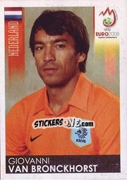 Cromo Giovanni Van Bronckhorst - UEFA Euro Austria-Switzerland 2008 n. 265 - Panini