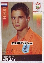 Figurina Ibrahim Afellay - UEFA Euro Austria-Switzerland 2008 n. 267 - Panini