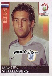 Figurina Maarten Stekelenburg - UEFA Euro Austria-Switzerland 2008 n. 277 - Panini