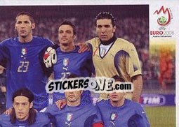 Cromo Team Photo - UEFA Euro Austria-Switzerland 2008 n. 282 - Panini