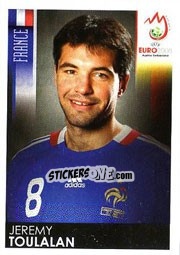Cromo Jeremy Toulalan - UEFA Euro Austria-Switzerland 2008 n. 348 - Panini