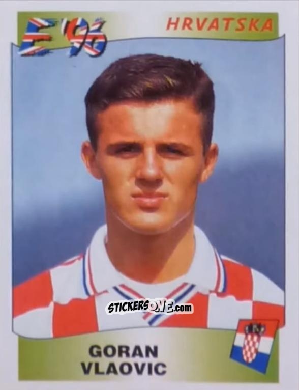 Figurina Goran Vlaovic - UEFA Euro England 1996 n. 353 - Panini