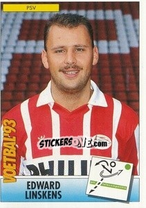 Figurina Edward Linskens - Voetbal 1992-1993 n. 12 - Panini