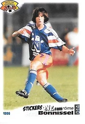 Figurina Jerome Bonnissel - U.N.F.P. Football Cards 1995-1996 n. 14 - Panini