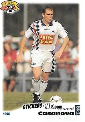 Cromo Laurent Casanova - U.N.F.P. Football Cards 1995-1996 n. 19 - Panini