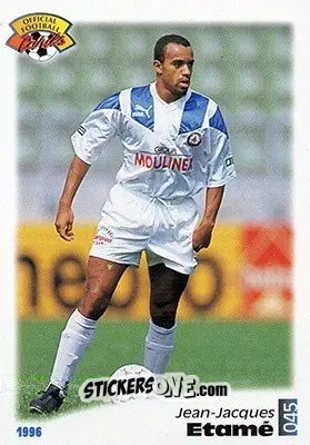 Figurina Jean-Jacques Etame - U.N.F.P. Football Cards 1995-1996 n. 45 - Panini