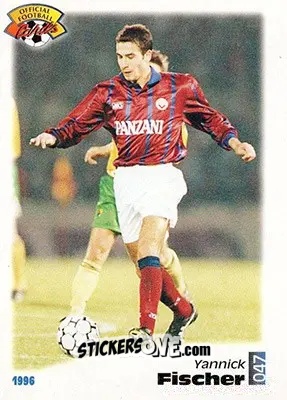 Cromo Yannick Fischer - U.N.F.P. Football Cards 1995-1996 n. 47 - Panini