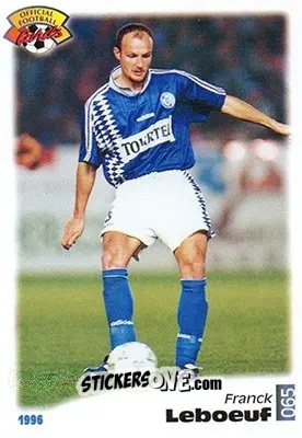 Figurina Frank Leboeuf - U.N.F.P. Football Cards 1995-1996 n. 65 - Panini