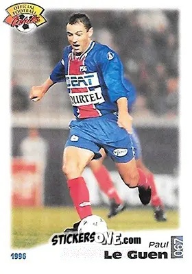 Cromo Paul Le Guen - U.N.F.P. Football Cards 1995-1996 n. 67 - Panini
