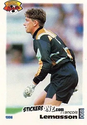 Figurina Francois Lemasson - U.N.F.P. Football Cards 1995-1996 n. 68 - Panini