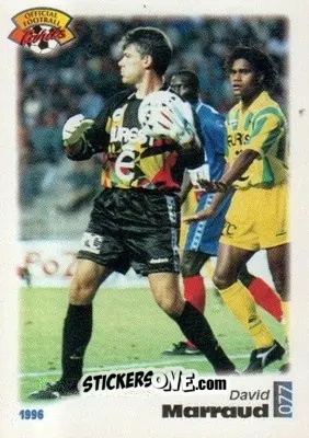 Sticker David Marraud - U.N.F.P. Football Cards 1995-1996 n. 77 - Panini