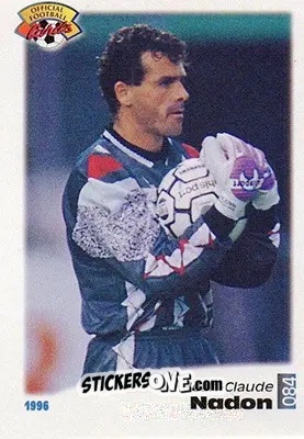 Figurina Jean-Claude Nadon - U.N.F.P. Football Cards 1995-1996 n. 84 - Panini