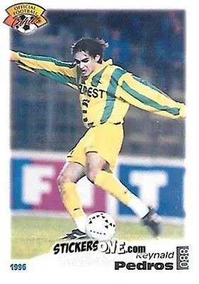 Cromo Reynald Pedros - U.N.F.P. Football Cards 1995-1996 n. 88 - Panini