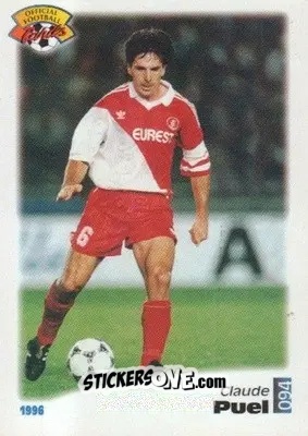 Cromo Claude Puel - U.N.F.P. Football Cards 1995-1996 n. 94 - Panini