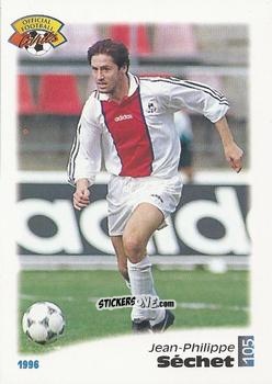 Figurina Jean-Philippe Sechet - U.N.F.P. Football Cards 1995-1996 n. 105 - Panini