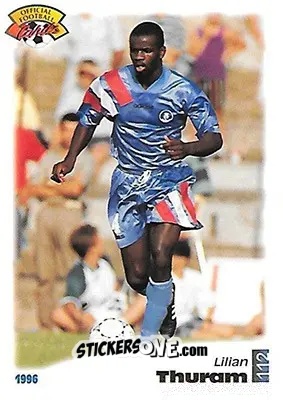 Cromo Lilian Thuram - U.N.F.P. Football Cards 1995-1996 n. 112 - Panini