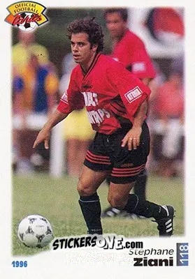 Cromo Stephane Ziani - U.N.F.P. Football Cards 1995-1996 n. 118 - Panini