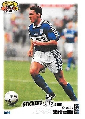 Cromo David Zitelli - U.N.F.P. Football Cards 1995-1996 n. 120 - Panini