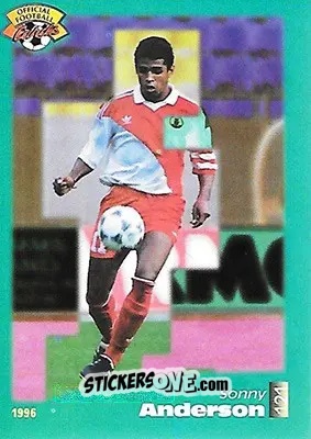 Figurina Sonny Anderson - U.N.F.P. Football Cards 1995-1996 n. 121 - Panini
