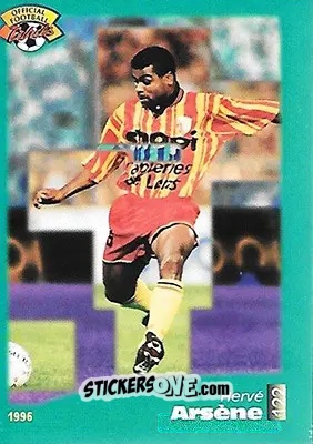 Figurina Herve Arsene - U.N.F.P. Football Cards 1995-1996 n. 122 - Panini