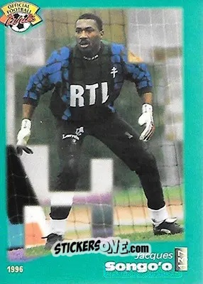 Cromo Jacques Songo'o - U.N.F.P. Football Cards 1995-1996 n. 137 - Panini