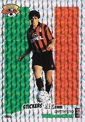 Sticker Demetrio Albertini - U.N.F.P. Football Cards 1995-1996 n. 141 - Panini