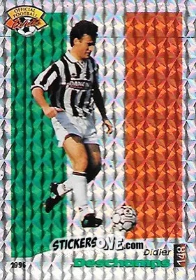 Cromo Didier Deschamps - U.N.F.P. Football Cards 1995-1996 n. 148 - Panini