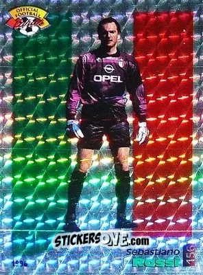 Cromo Sebastiano Rossi - U.N.F.P. Football Cards 1995-1996 n. 156 - Panini