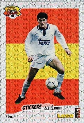 Figurina Lasa - U.N.F.P. Football Cards 1995-1996 n. 174 - Panini