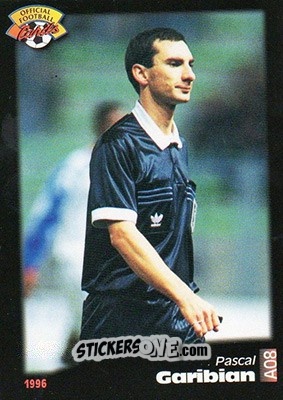 Figurina Pascal Garibian - U.N.F.P. Football Cards 1995-1996 n. A8 - Panini
