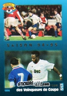 Cromo Coupe d'fEurope des Vainqqueurs de Coupe - U.N.F.P. Football Cards 1995-1996 n. S17 - Panini