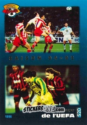 Cromo Coupe de I'fuefa - U.N.F.P. Football Cards 1995-1996 n. S20 - Panini