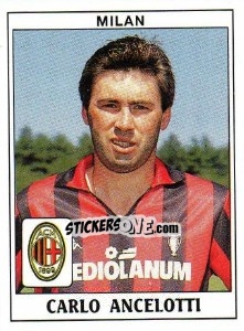 Cromo Carlo Ancelotti - Calciatori 1989-1990 n. 242 - Panini