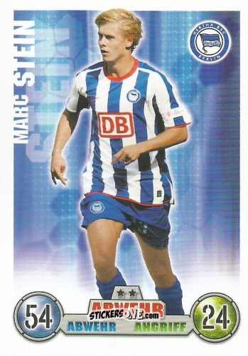 Cromo Marc Stein - German Fussball Bundesliga 2008-2009. Match Attax n. 4 - Topps