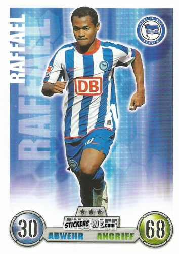 Cromo Raffael - German Fussball Bundesliga 2008-2009. Match Attax n. 16 - Topps