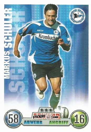 Figurina Markus Schuler - German Fussball Bundesliga 2008-2009. Match Attax n. 21 - Topps
